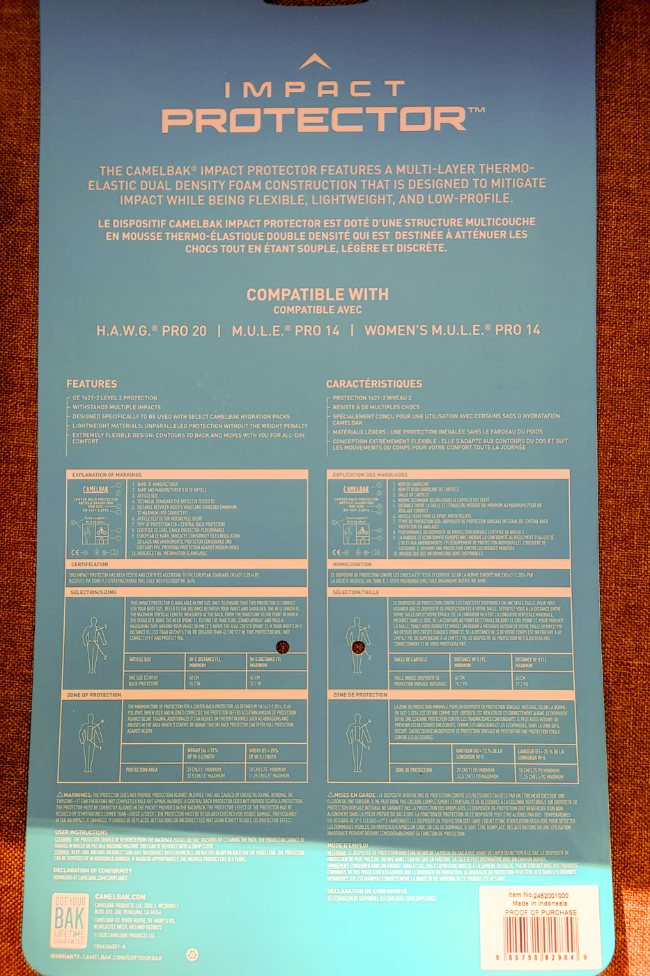 Verpackung Informationen