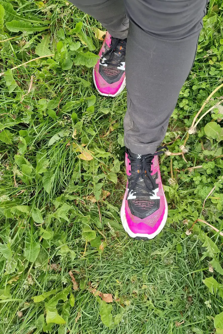 Ich nutze den Schuh auch zum Walking oder zum sportlichen Wandern. Auch da bringt er hohe Leistungsqualität