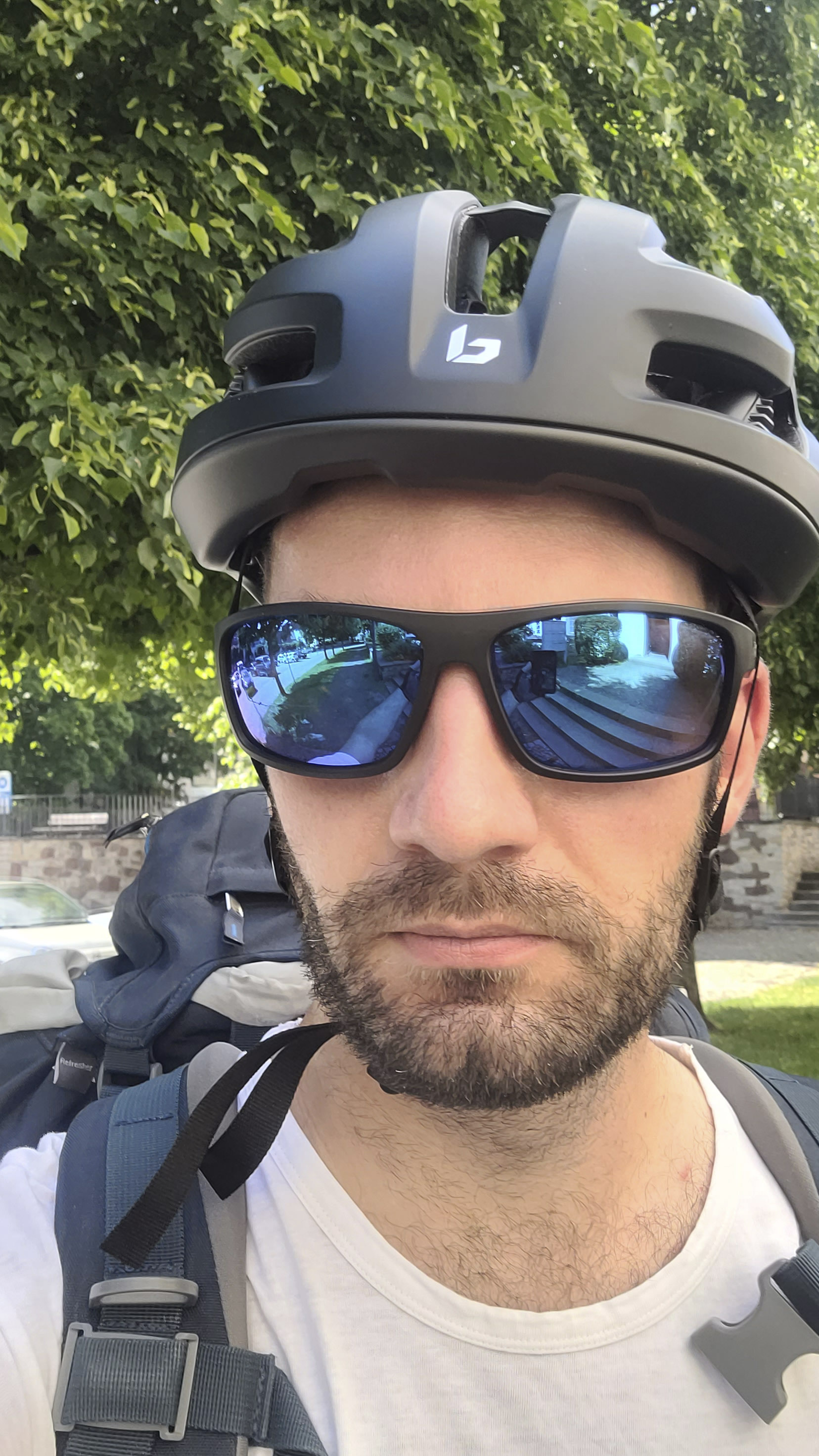 Beim Rennrad-Helm super Belüftung