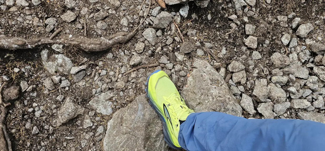 schuh am stein