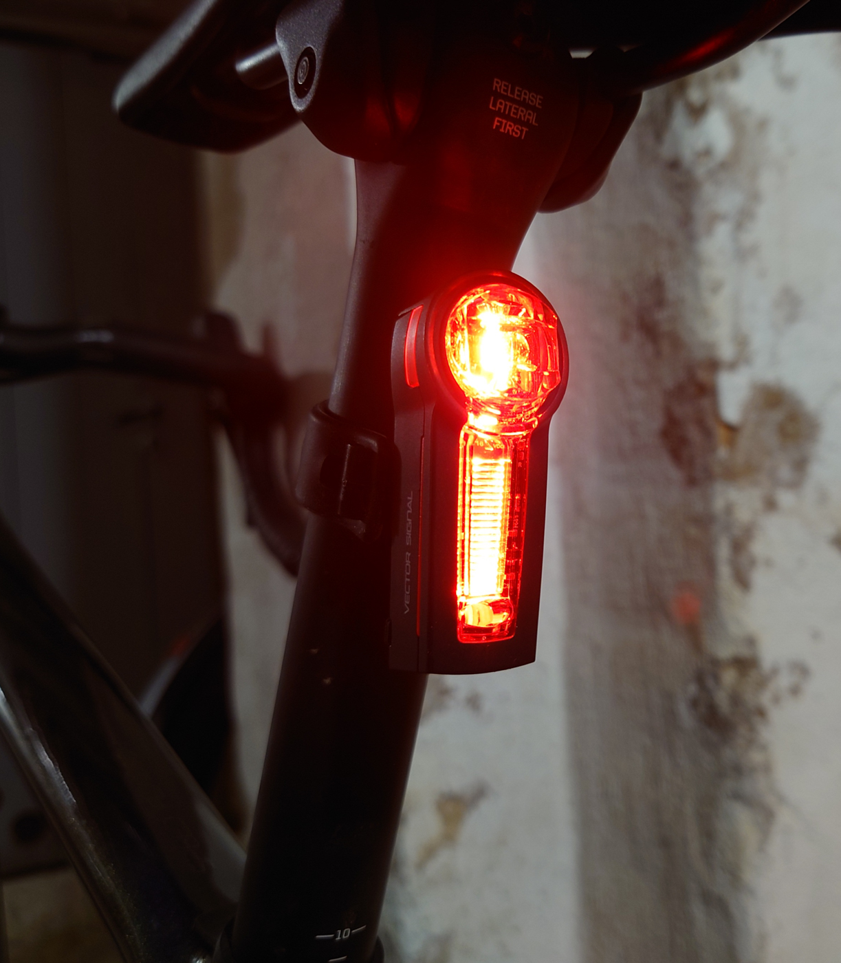 Rücklicht an