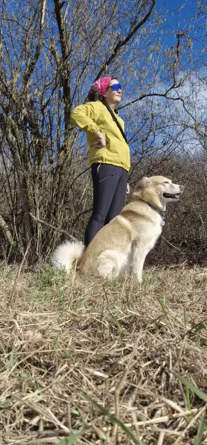 Auch bei Sonnenschein gut geschützt vor kaltem Wind.