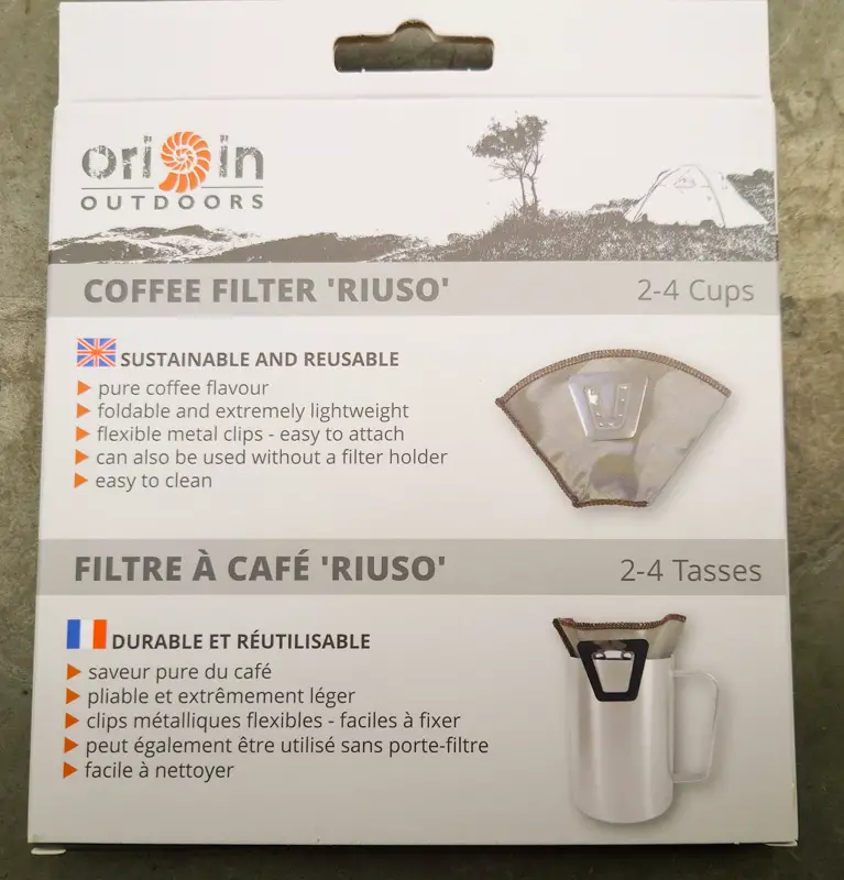 Der kompetente OUTSIDEstories-Test: ORIGIN OUTDOORS Kaffeefilter 'Riuso' 2-4 Tassen