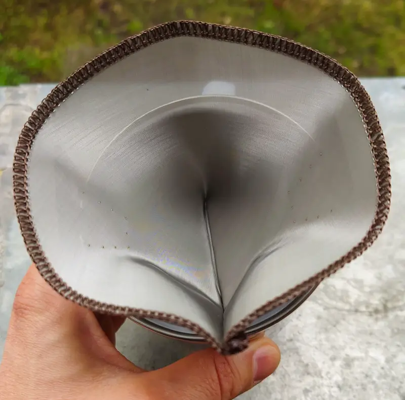 Filter von oben