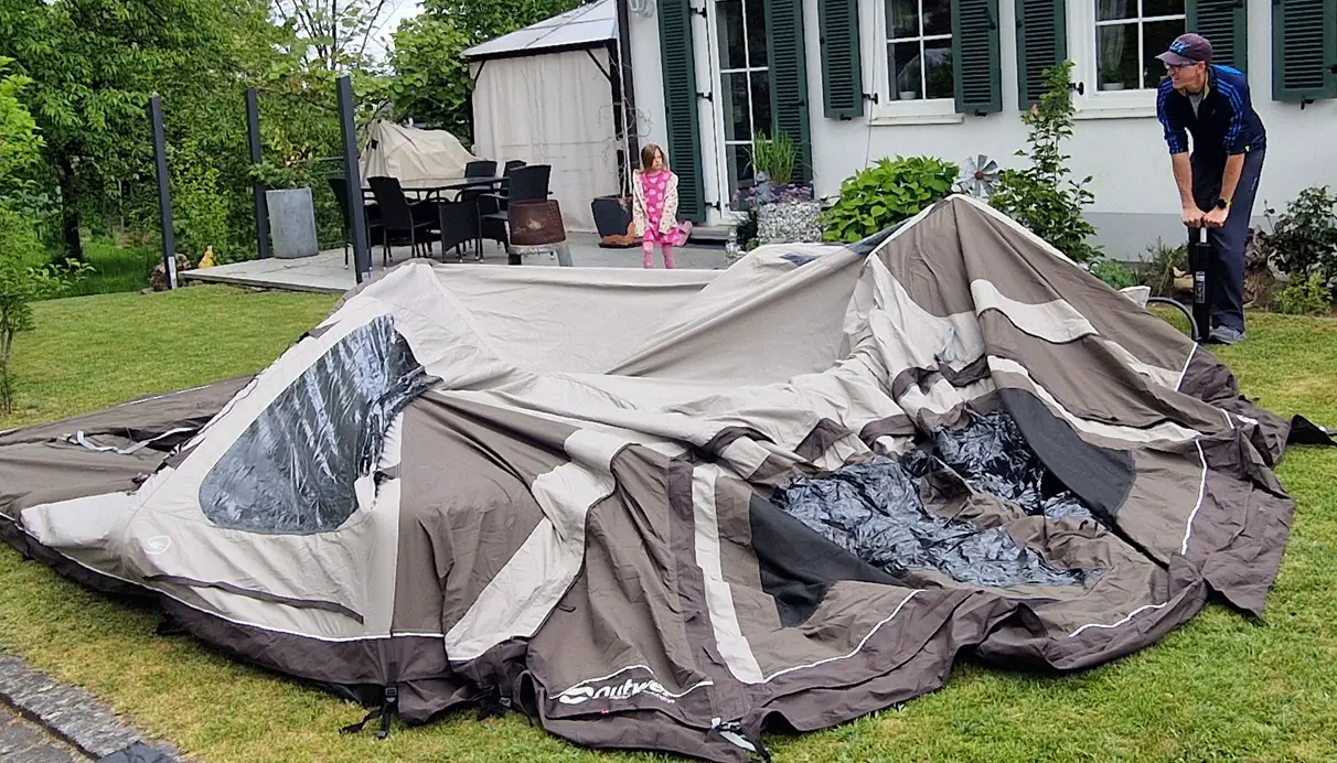 Der kompetente OUTSIDEstories-Test: Outwell Alabama sechs Air TC Familienzelt