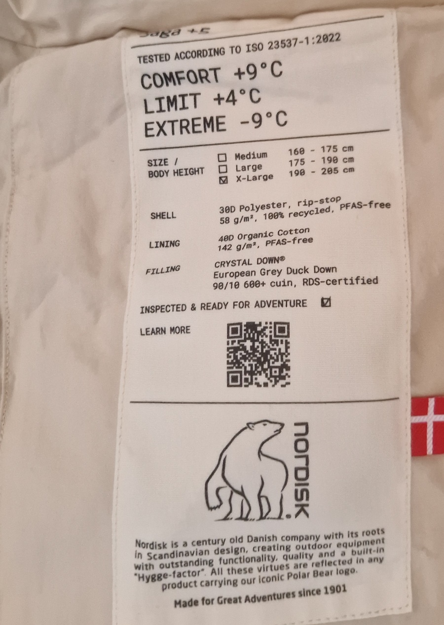 Nordisk - Saga +5° Blanket Schlafsack