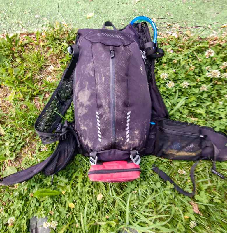 Dreckiger Rucksack