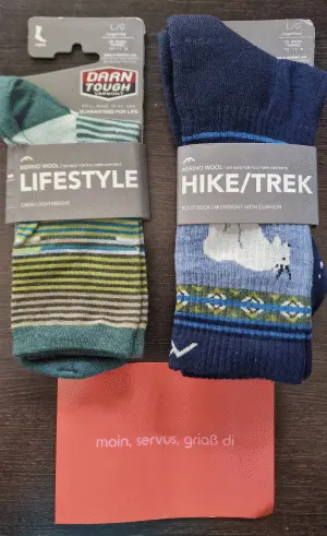 Der kompetente OUTSIDEstories-Test: Die Darn Tough Vanna Grizzle Wandersocken 