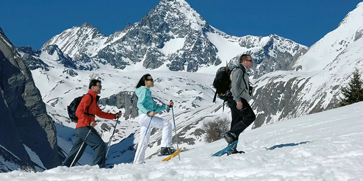 Wandern vor prächtiger Kulisse: Im Hintegrund ragt der höchste Berg Österreichs, der Großglockner (3.798m) empor.