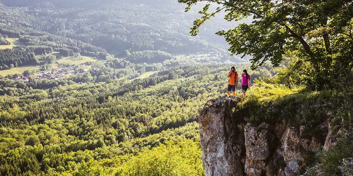 3_Traufgang Felsenmeersteig Küchenfels_Albstadt Tourismus