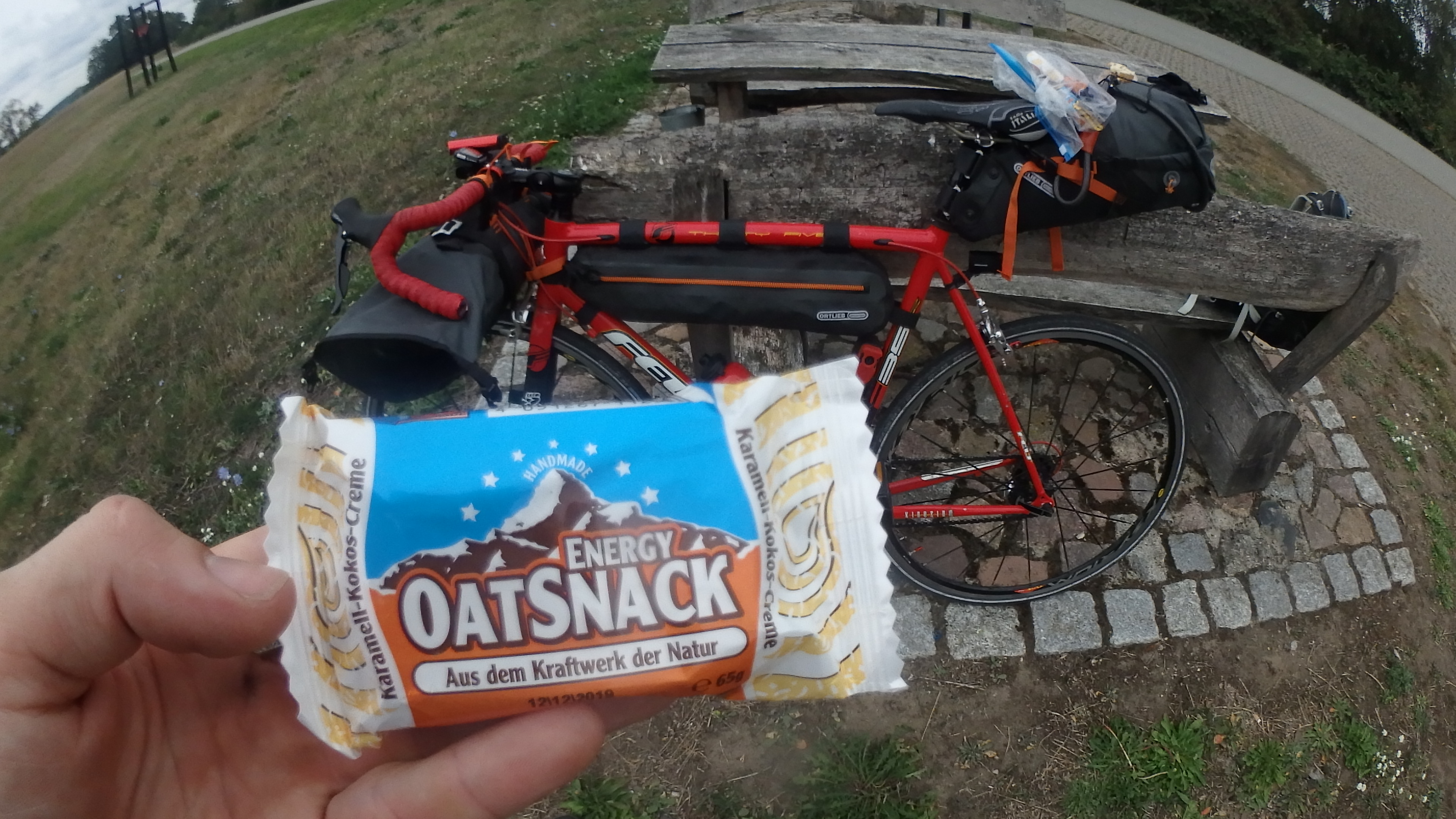 auf Bikapackingtour