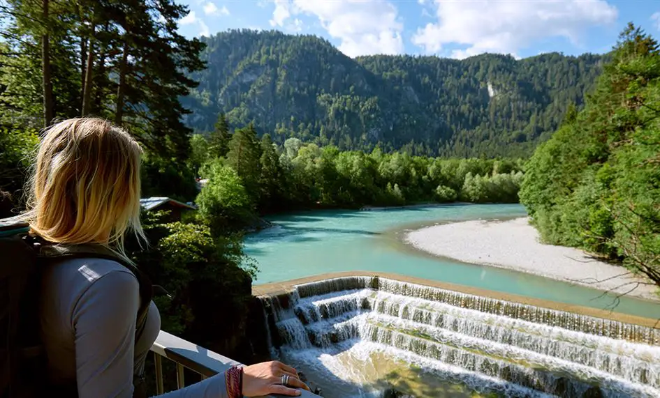 Lechweg Weitwandern Lechfall