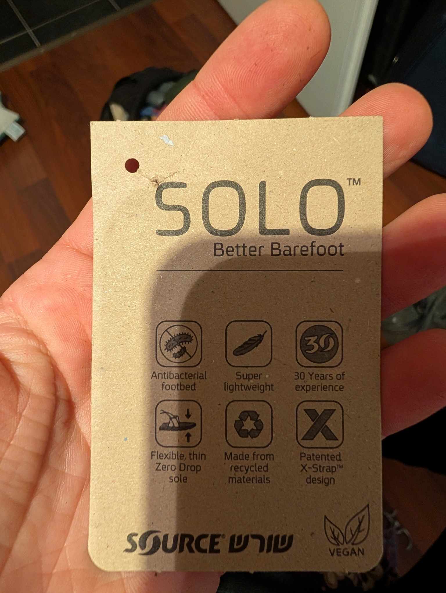 SOURCE Solo Superlight - Barefoot Sandals