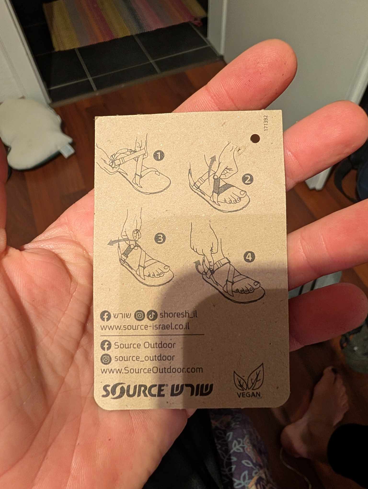 SOURCE Solo Superlight - Barefoot Sandals