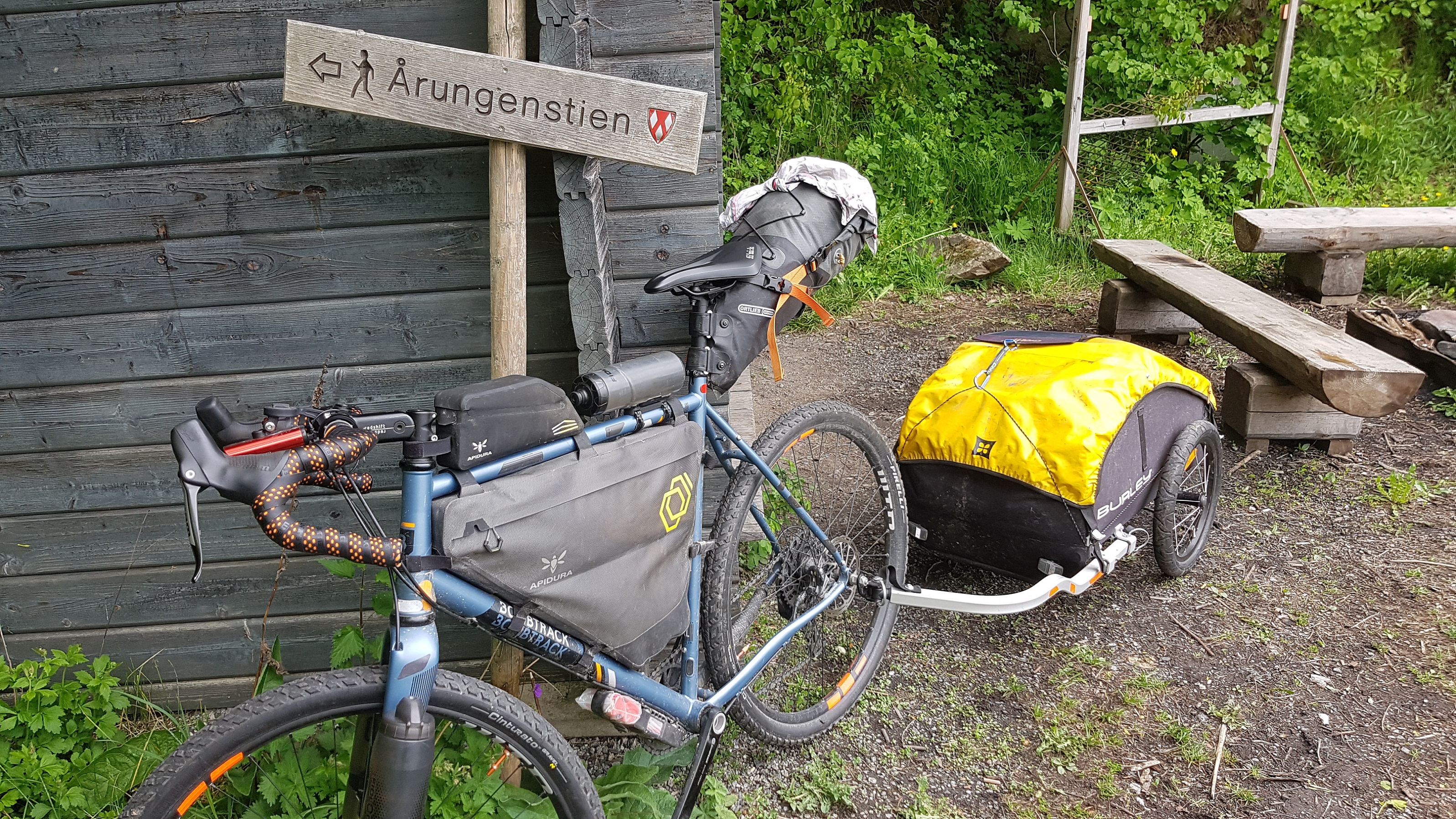 gepackt und fertig für die Piste