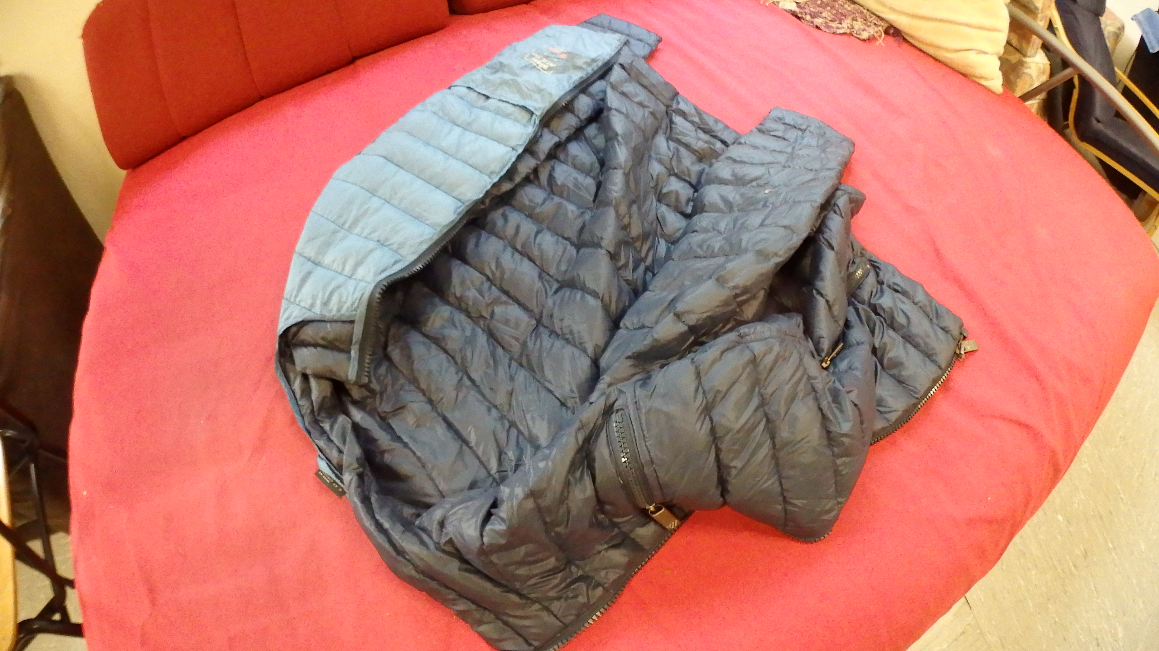 blaue Jacke vorher