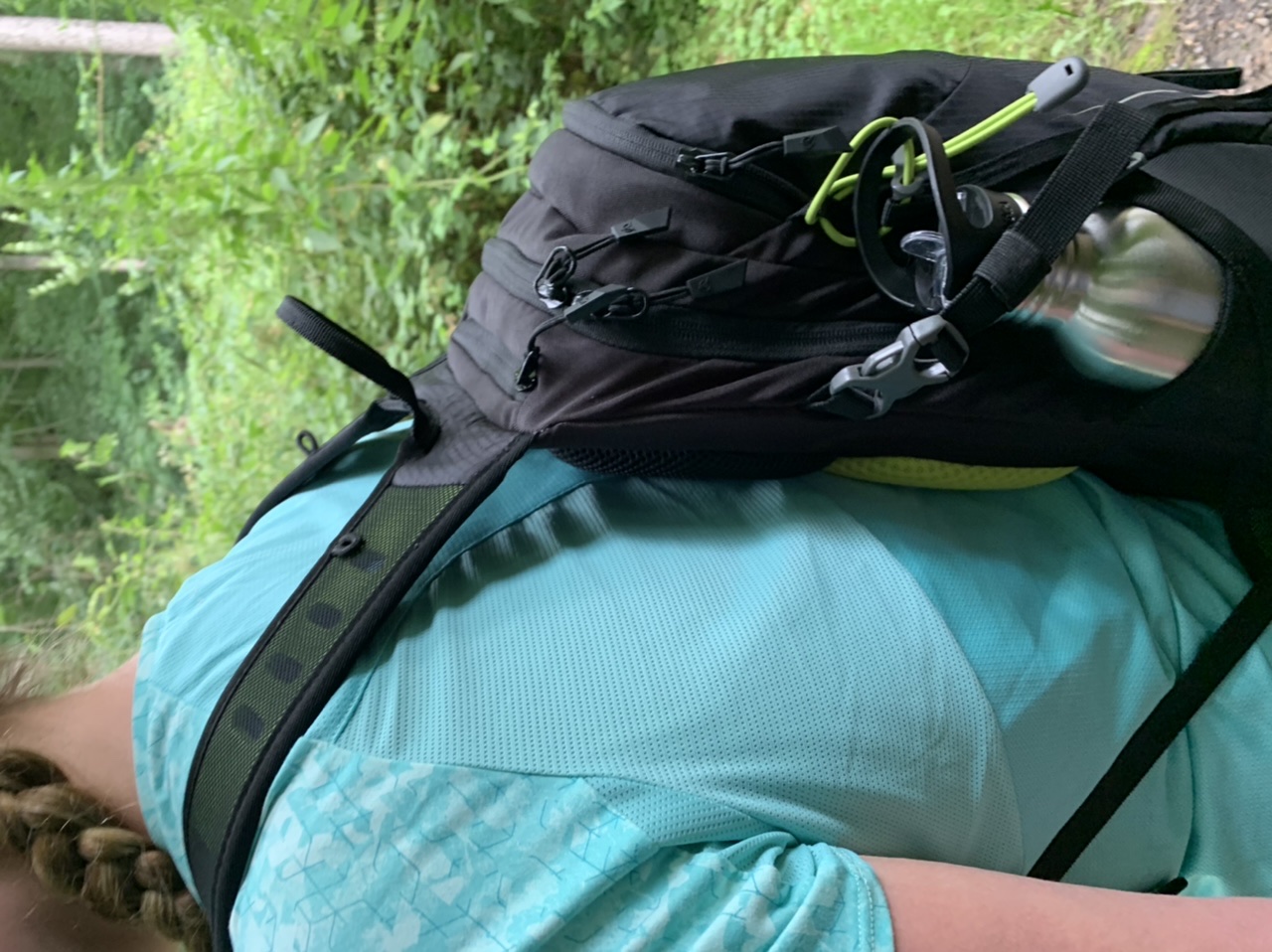 Rucksack von der anderen Seite