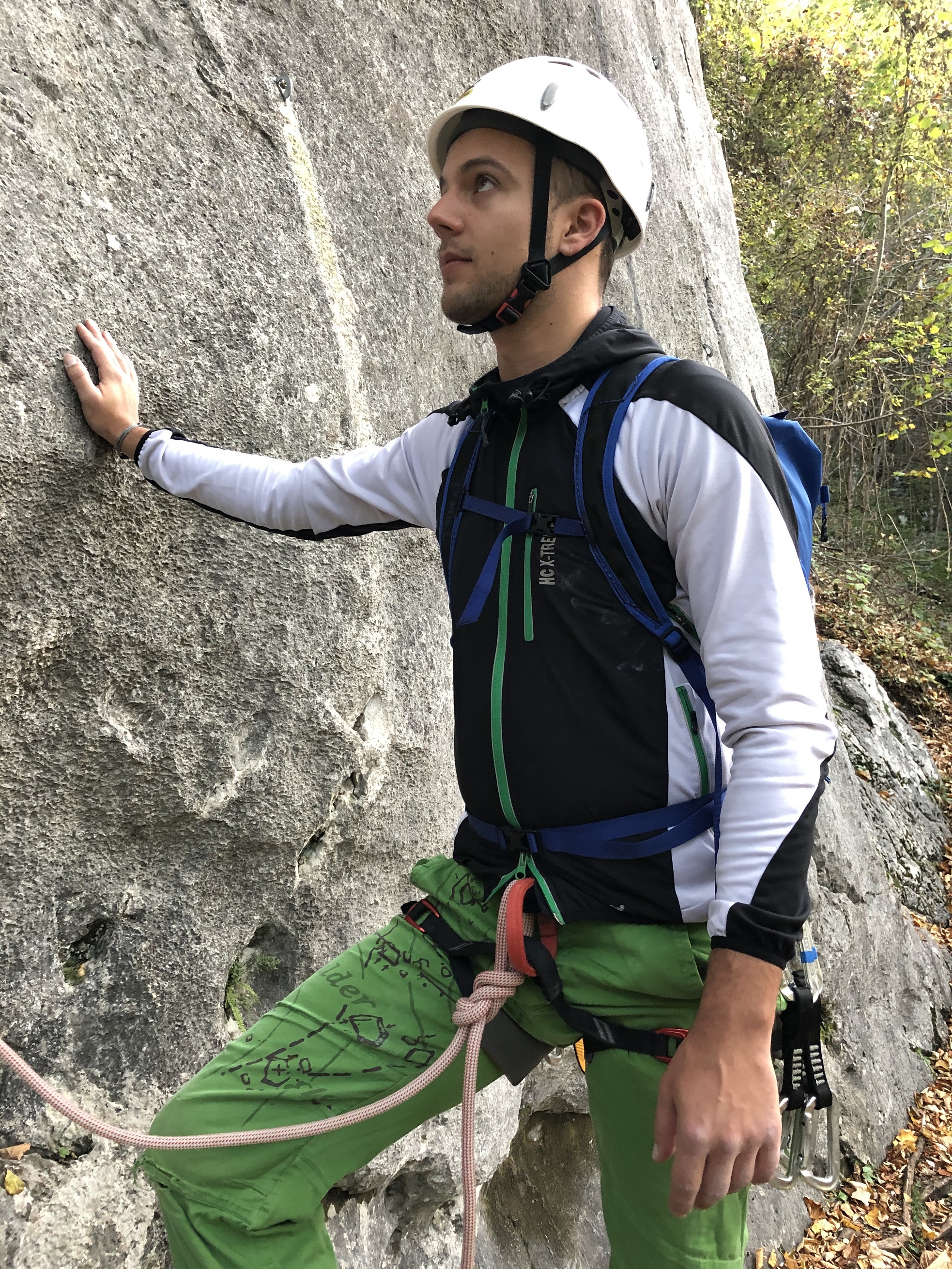 Klettern mit Rucksack 2