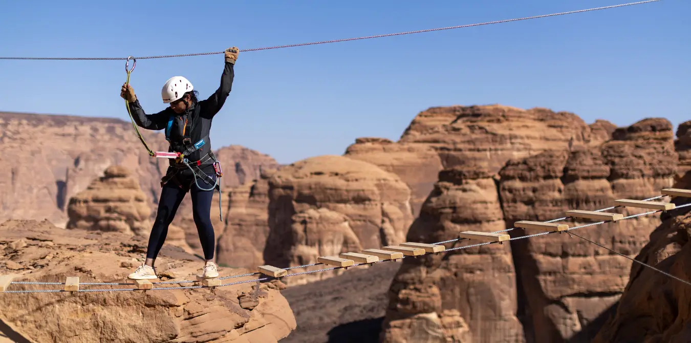 AlUla Hiking in Saudi-Arabien