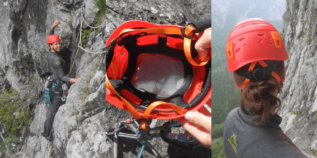 6_Der Kletterhelm zählt mit zu den wichtigsten Ausrüstungsgegenständen beim Klettern am Berg _Foto_OUTSIDEstories_ProduktScout_Melm-min
