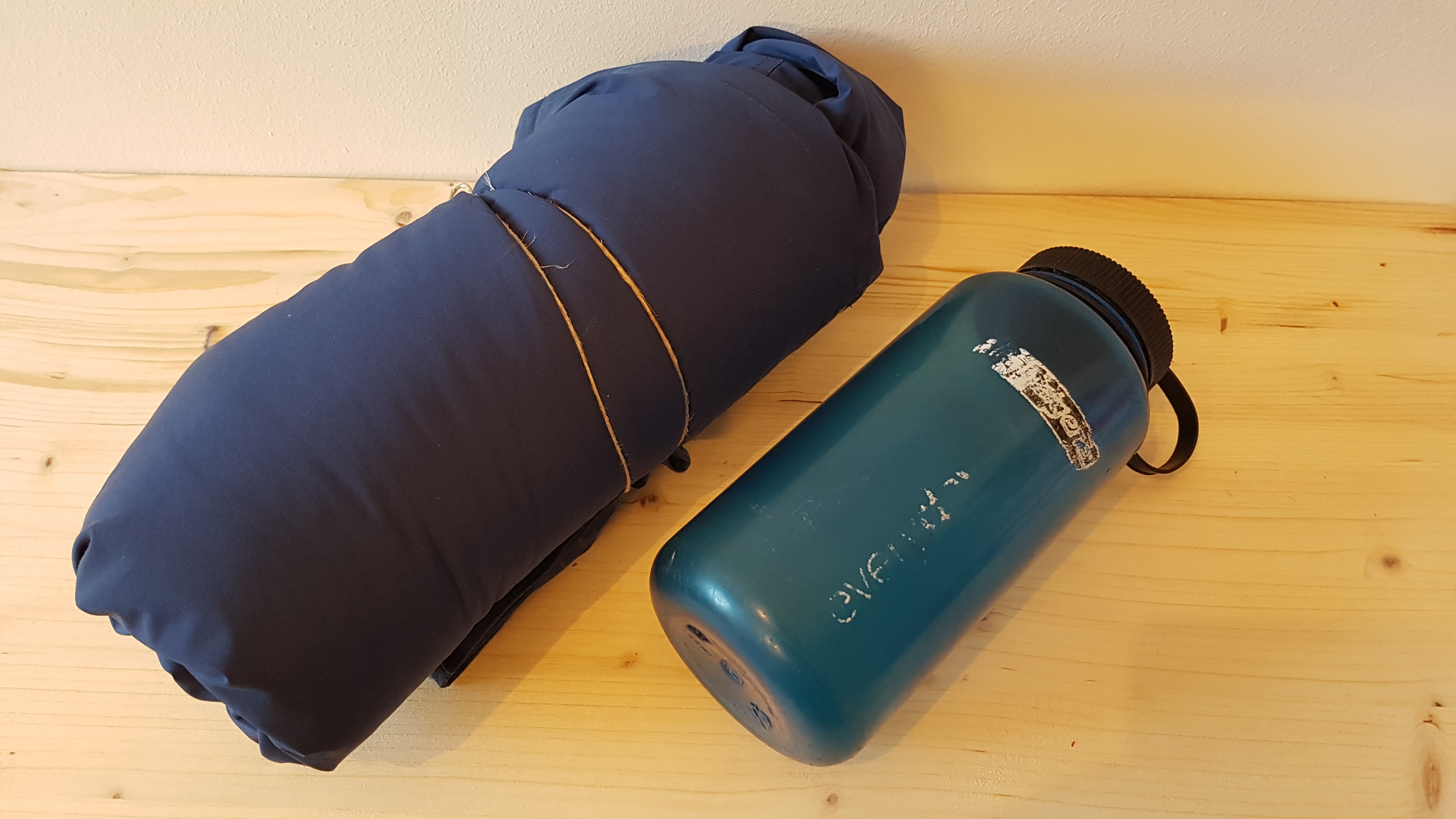 Größenvergleich mit Nalgene 1 L