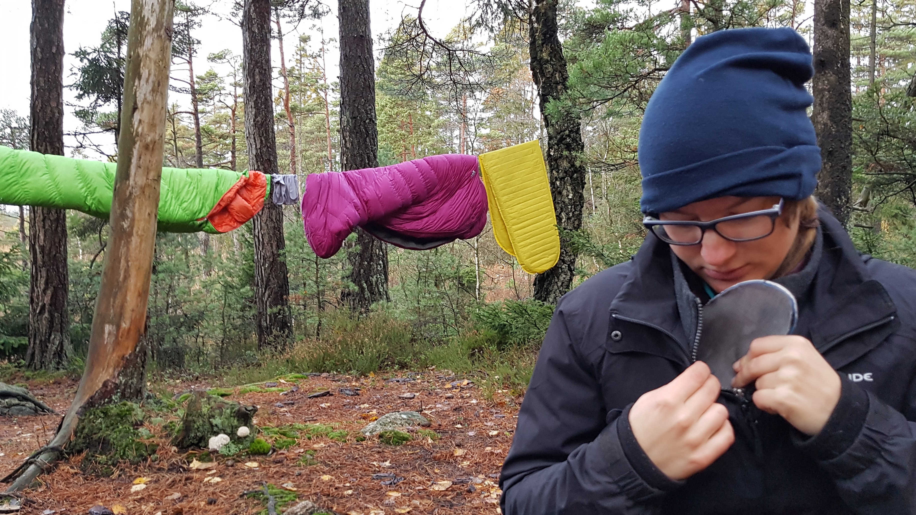 auf dem Bohusleden in Schweden 2