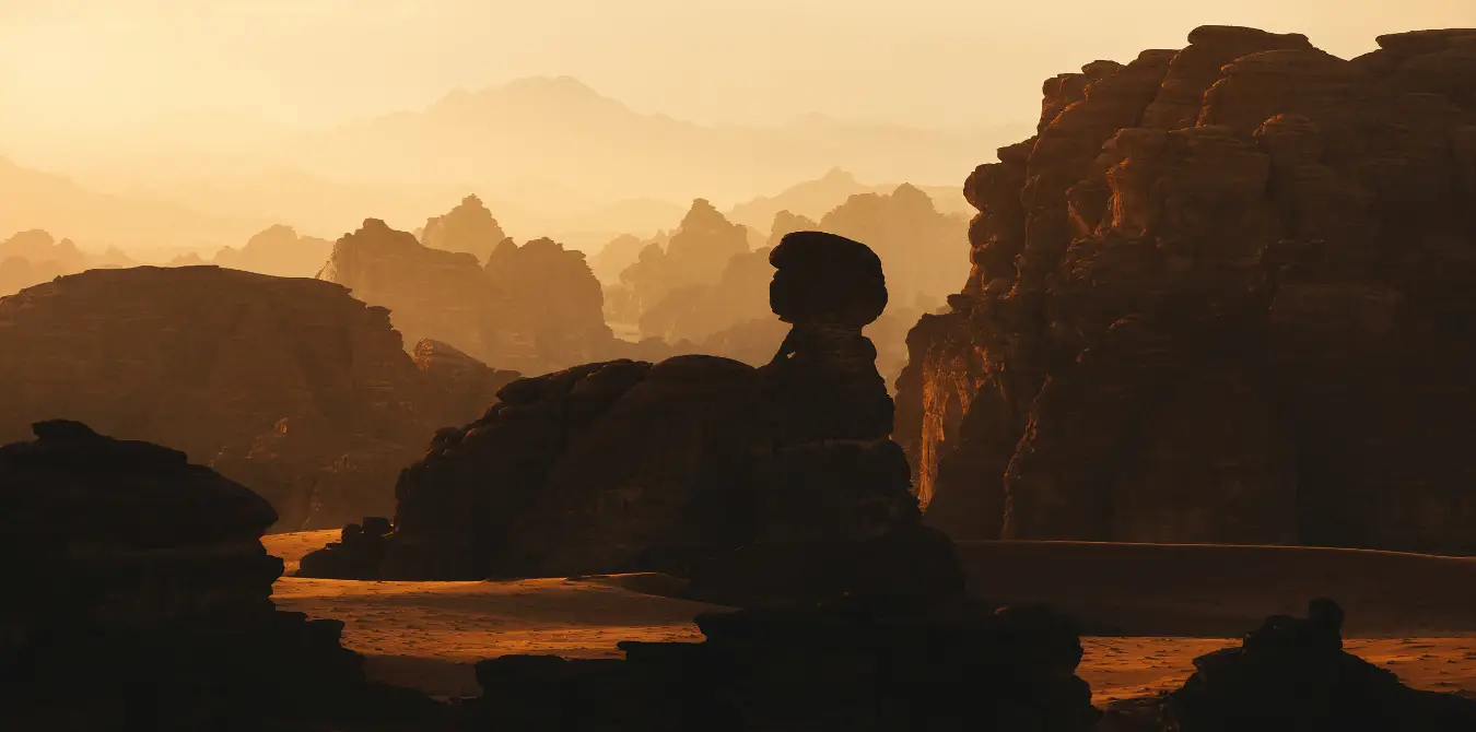 AlUla Hiking in Saudi-Arabien