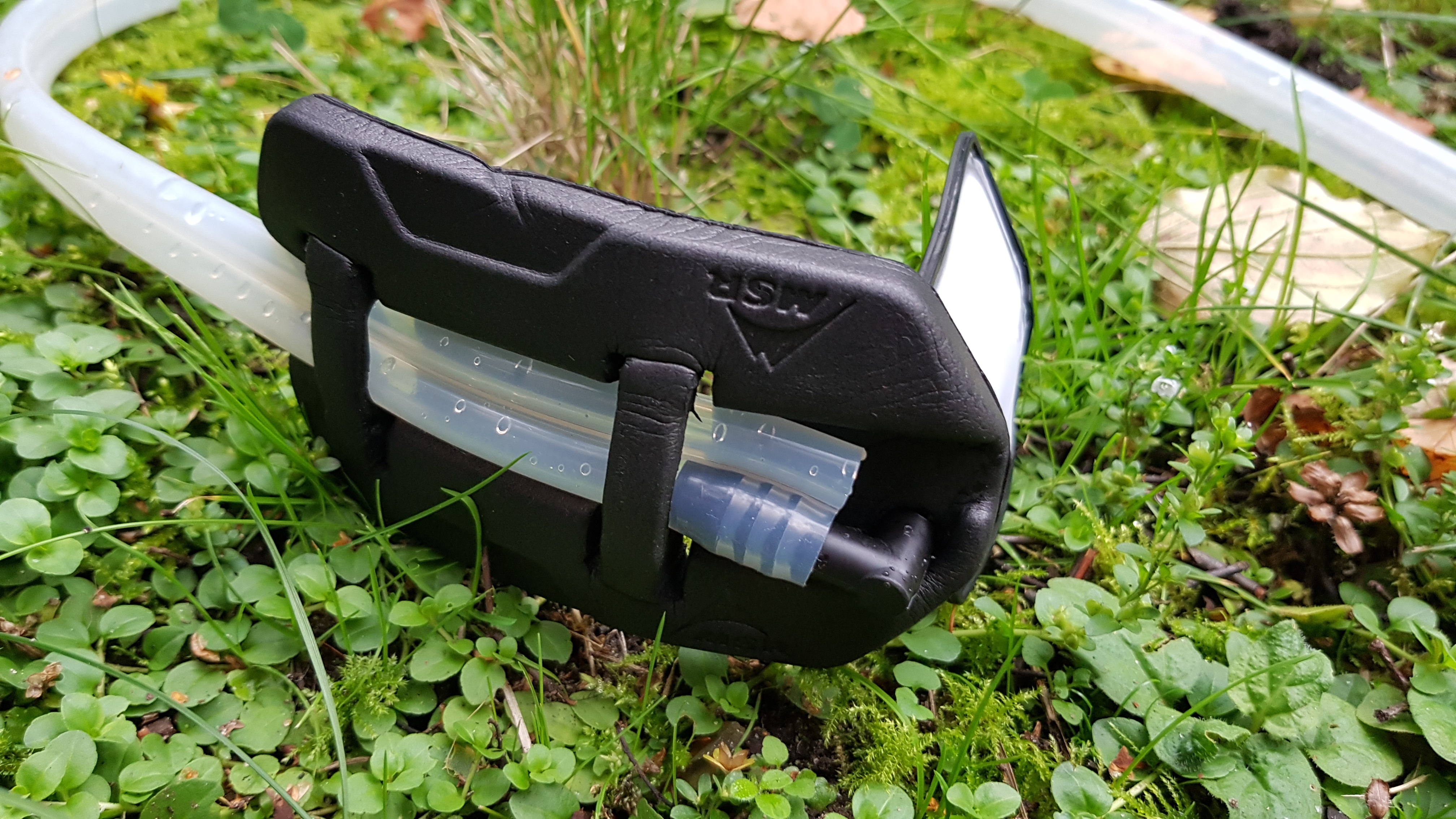 Schlauchenden mit Auslass für Spühlwasser