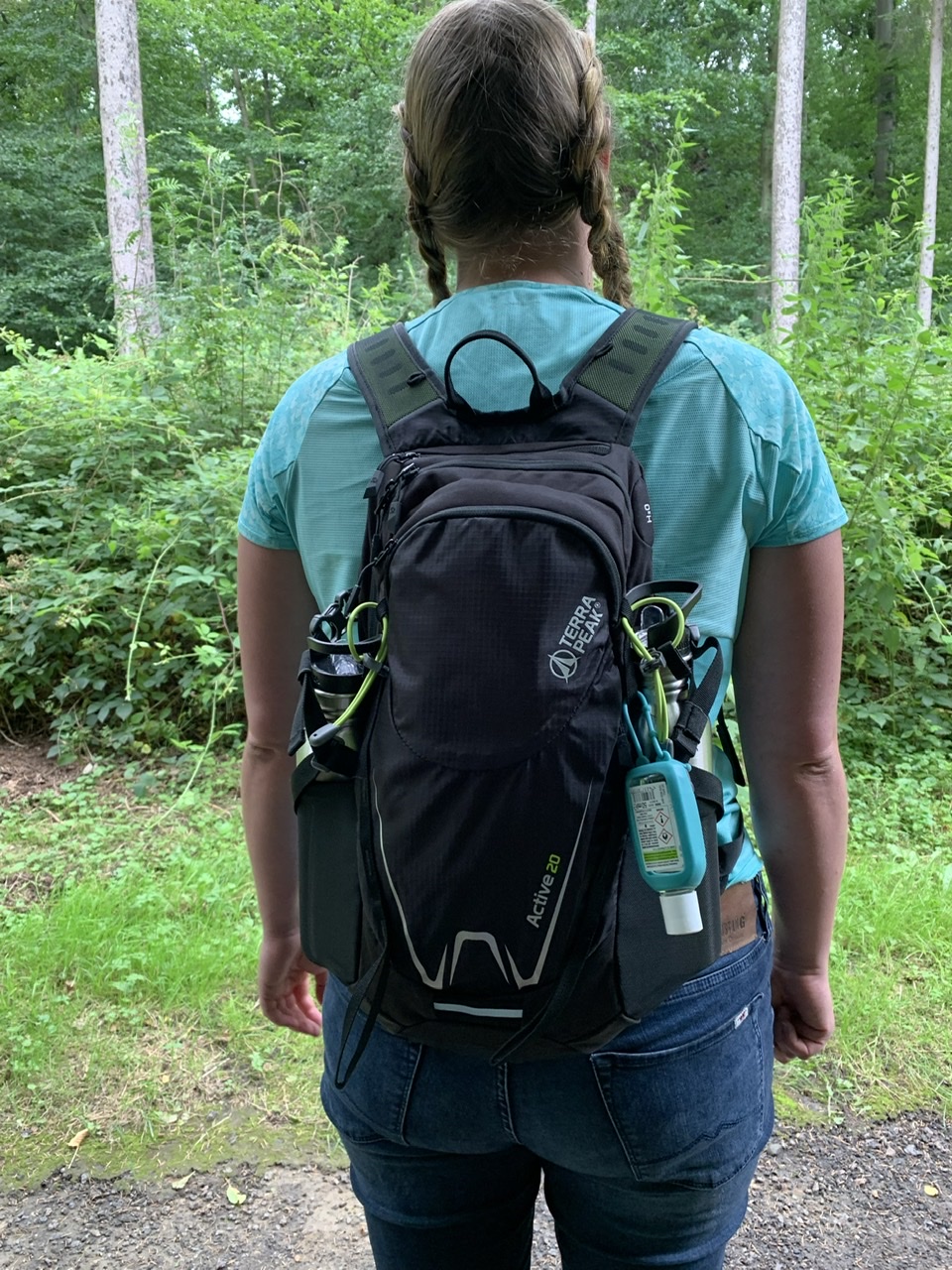 Rucksack von hinten