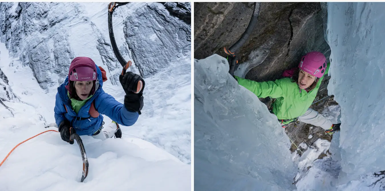 Eine ERSTBEGEHUNGEN und eine Erstbesteigung in Norwegen Ines Papert 