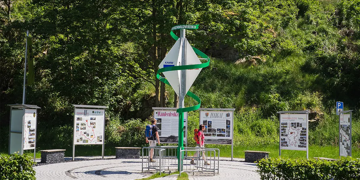 1_ Wanderdrehkreuz Frankenwald
