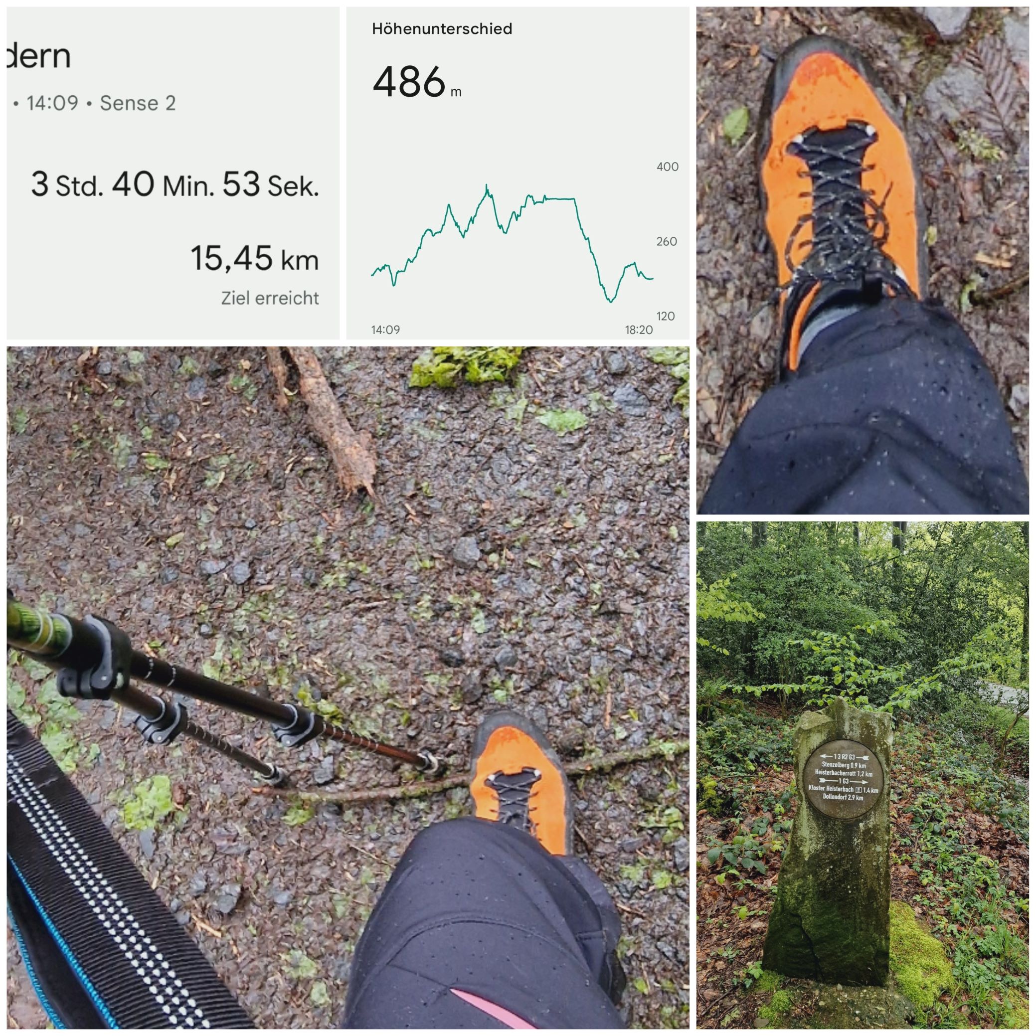 Eine Wanderung im Naturschutzgebiet nach viel Regen ist schon eine Herausforderung