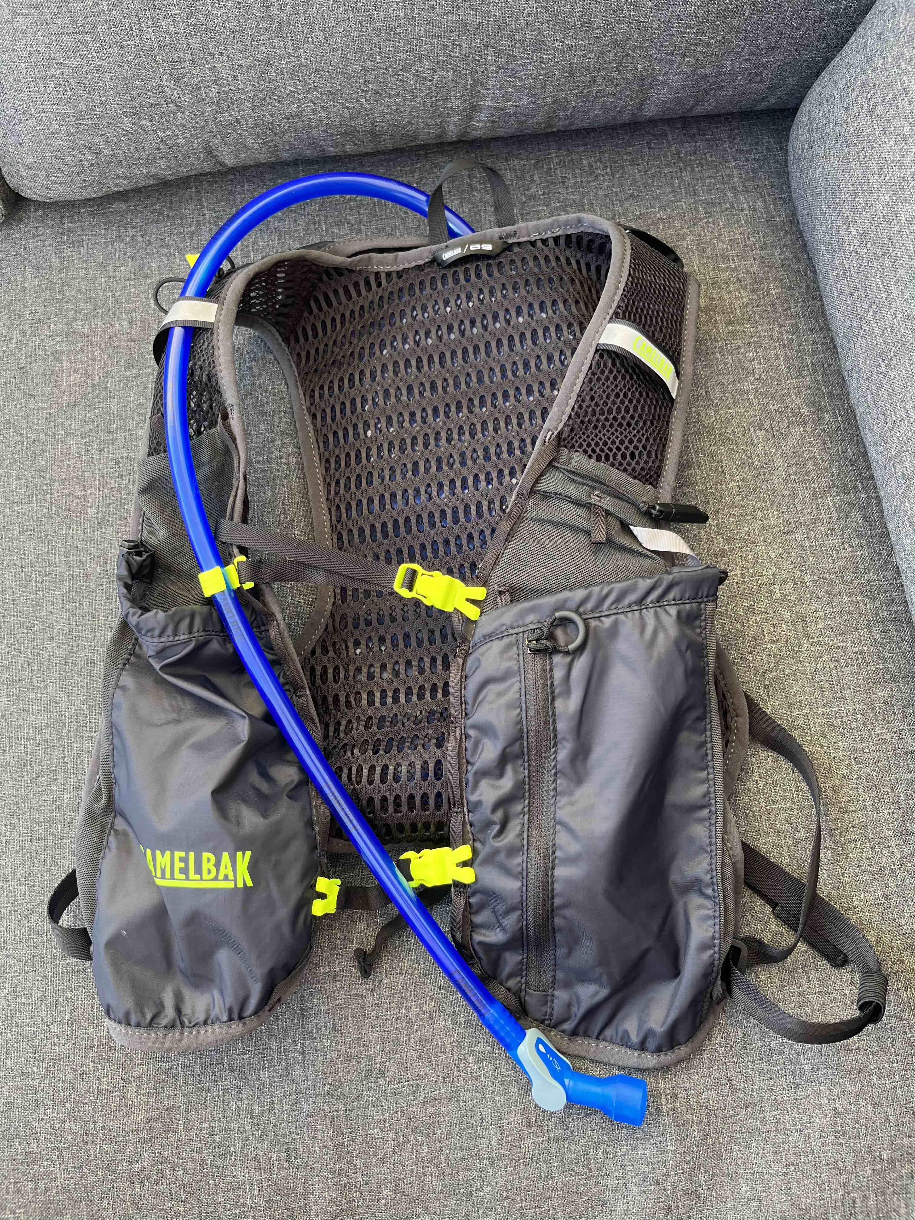 Rucksack mit Trinkblase von vorne