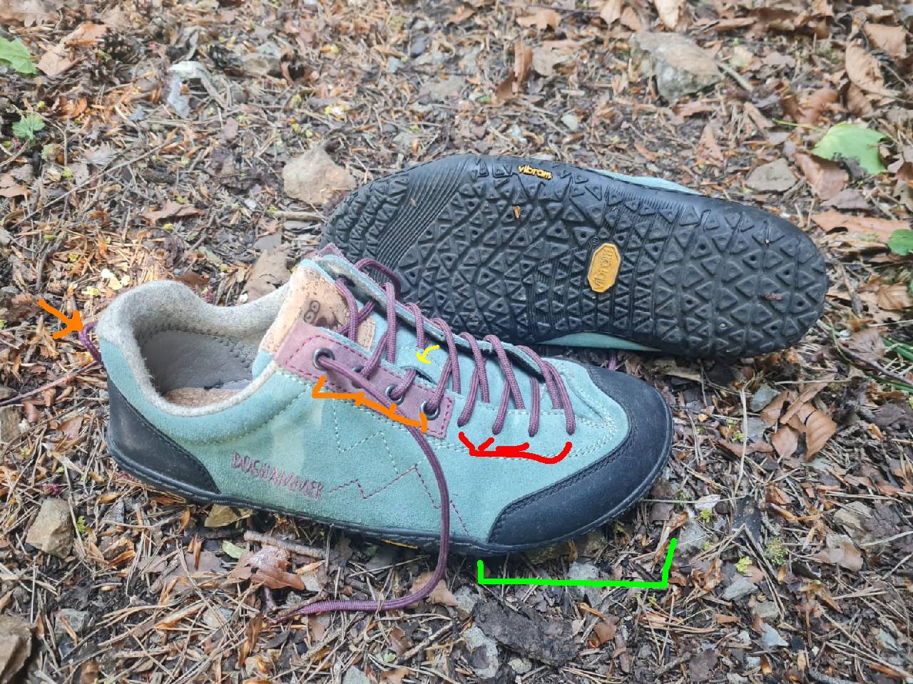 Der kompetente OUTSIDEstories-Test: DOGHAMMER	Terrar Rock Wool - Barfuß-Wanderschuhe, Damen