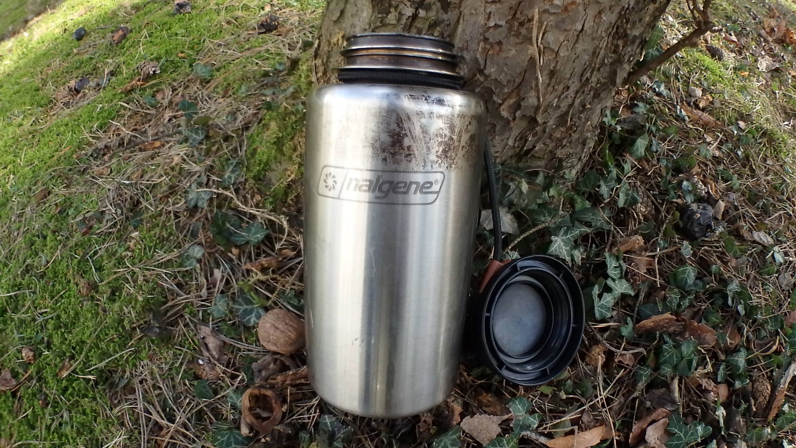 Flasche ofen am Baum