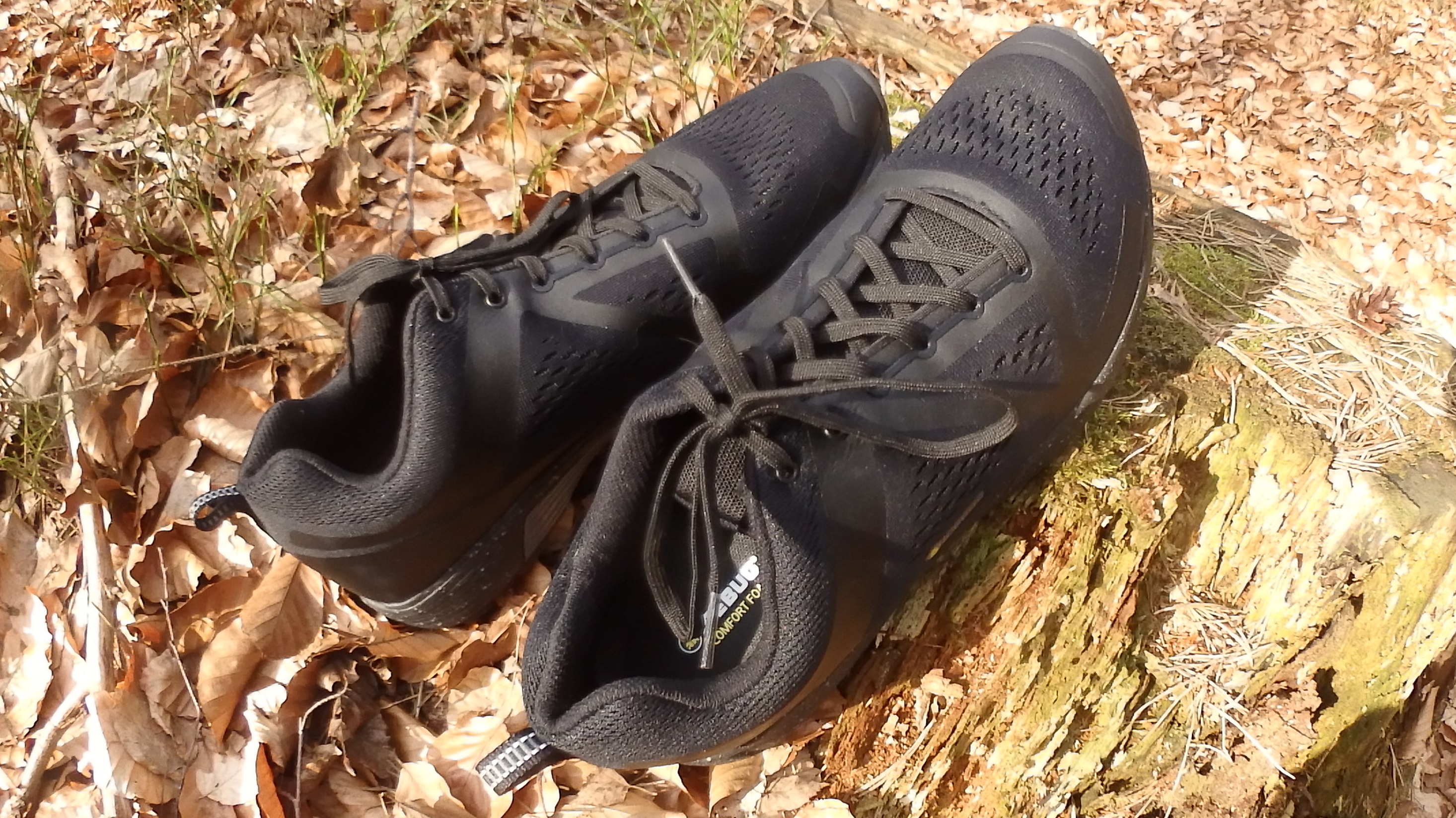 Blick auf und in den Schuh