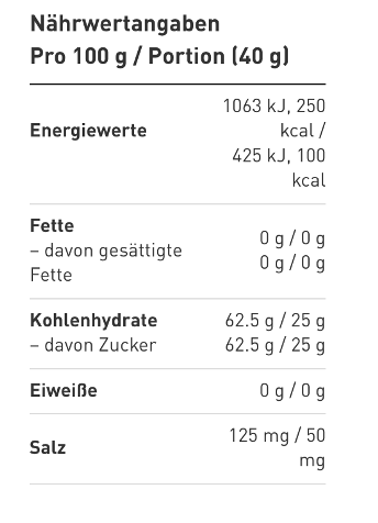 Nährwerte