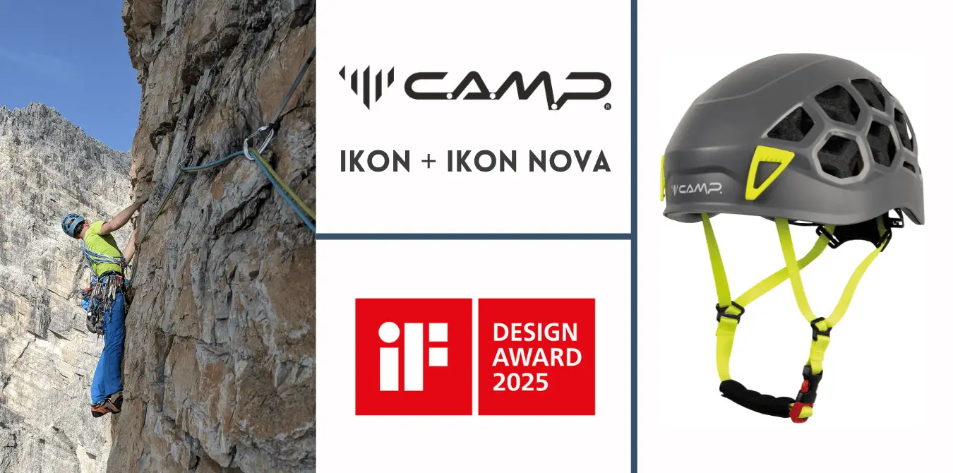 C.A.M.P. IKON NOVA Kletterhelm ausgezeichnet red dot und IF Design 