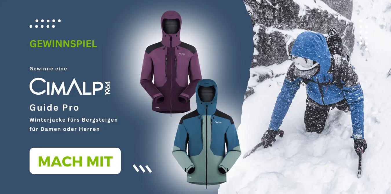 Gewinnspiel - Cimalp Winterjacke fürs Bergsteigen - Guide Pro