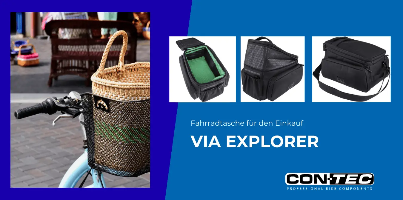 Contec Via Explorer - Fahrradtasche Einkauf