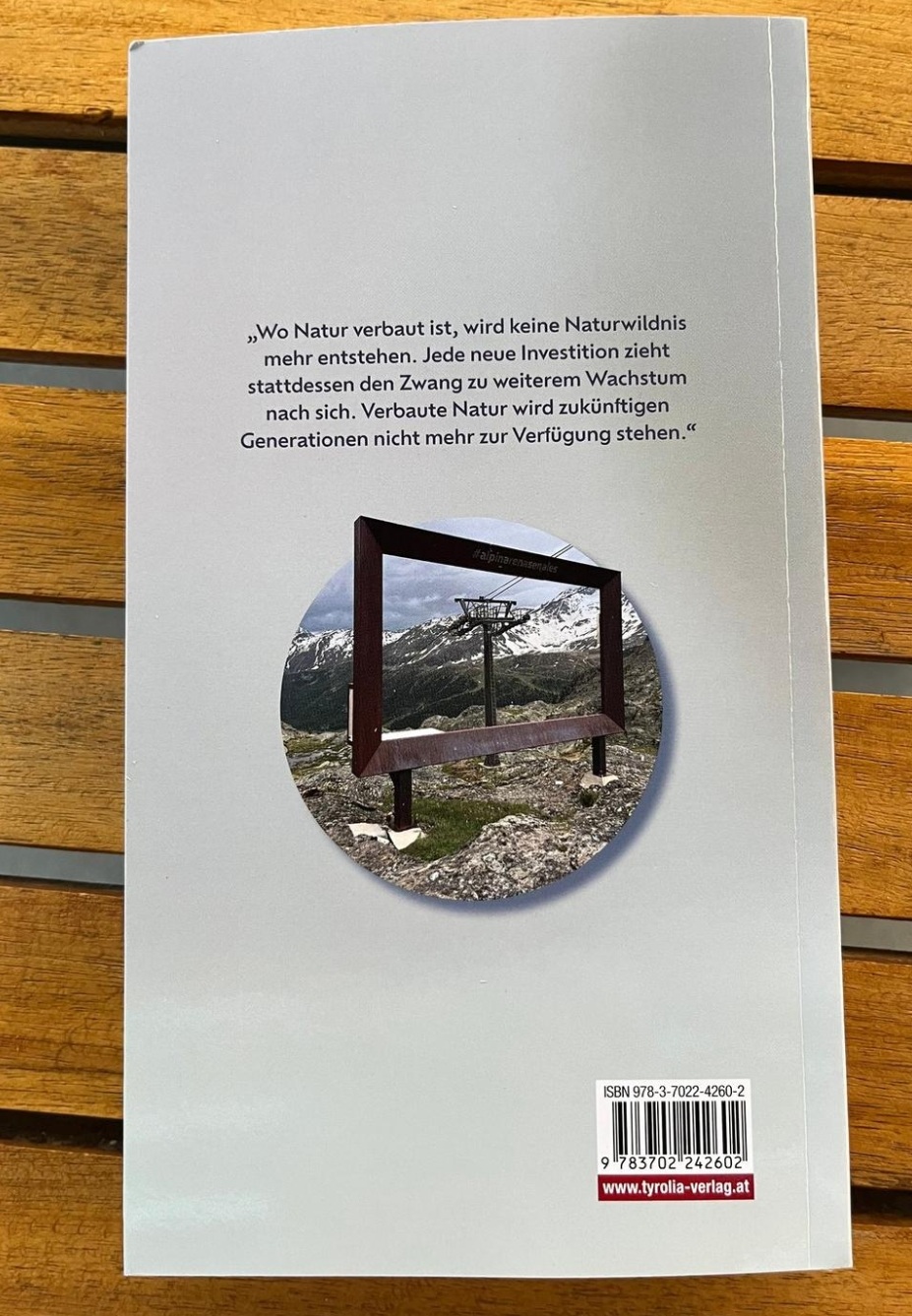 Rückansicht des Buches