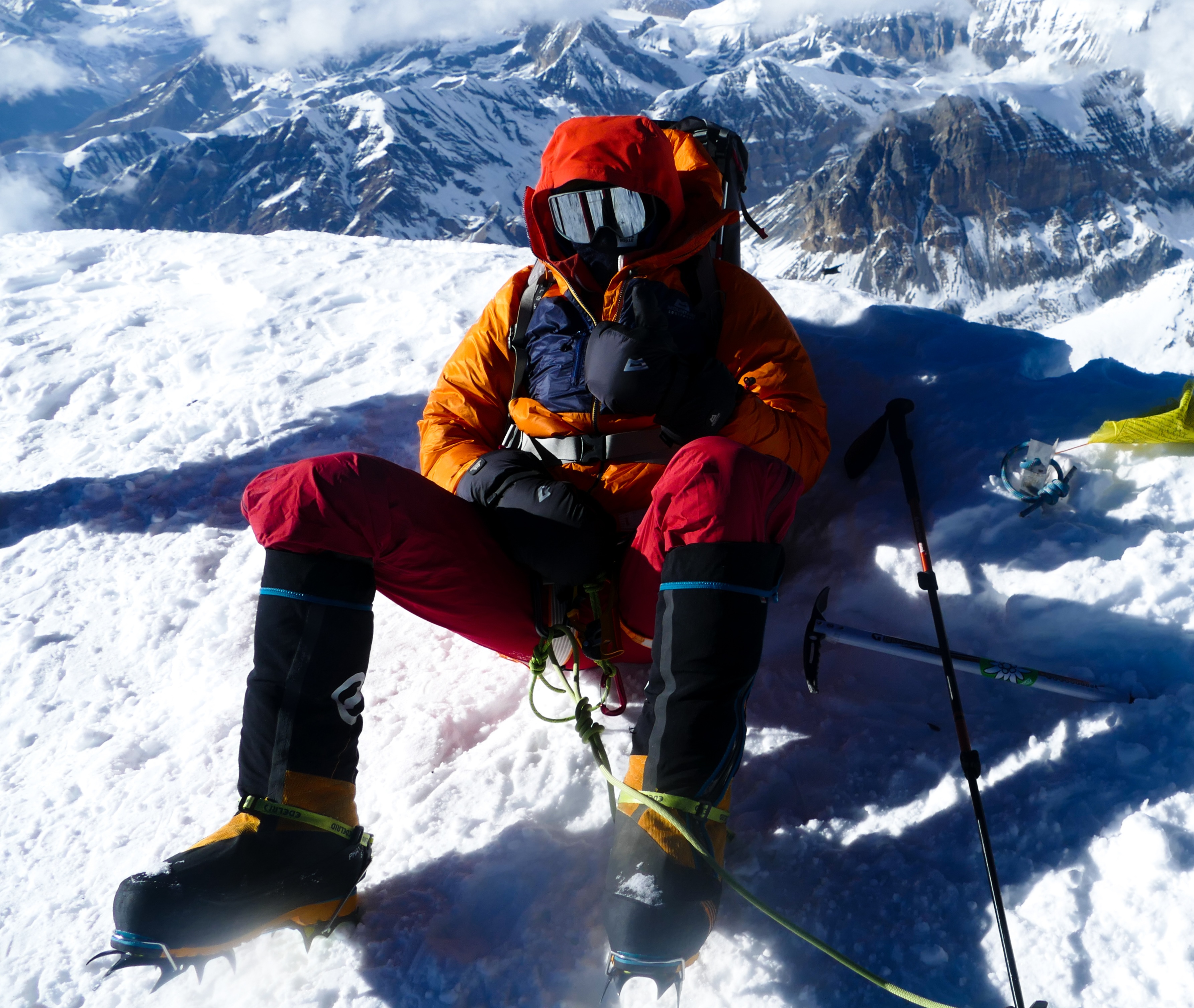 Auf dem Gipfel des Himlung