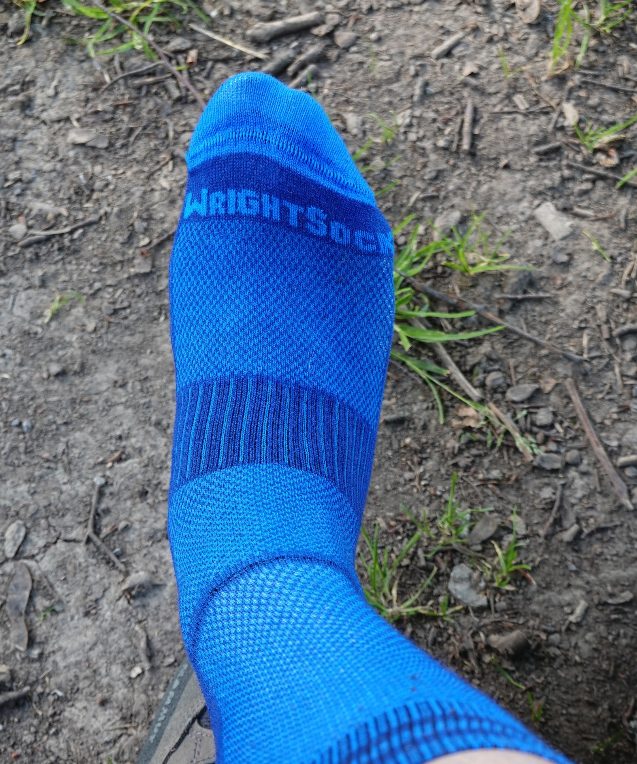 Socken am Fuß
