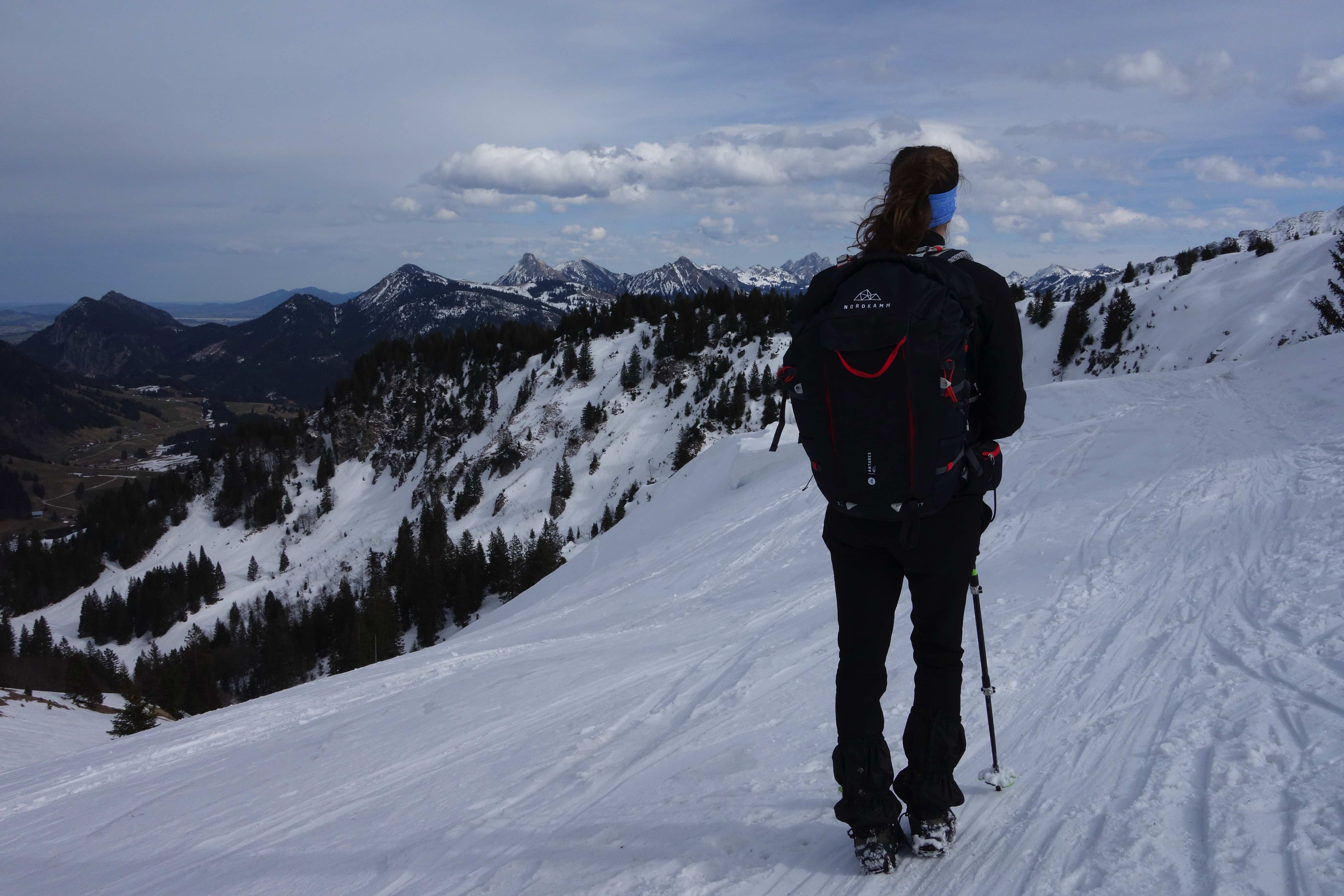Der Rucksack auf Tour im Allgäu beim Wandern