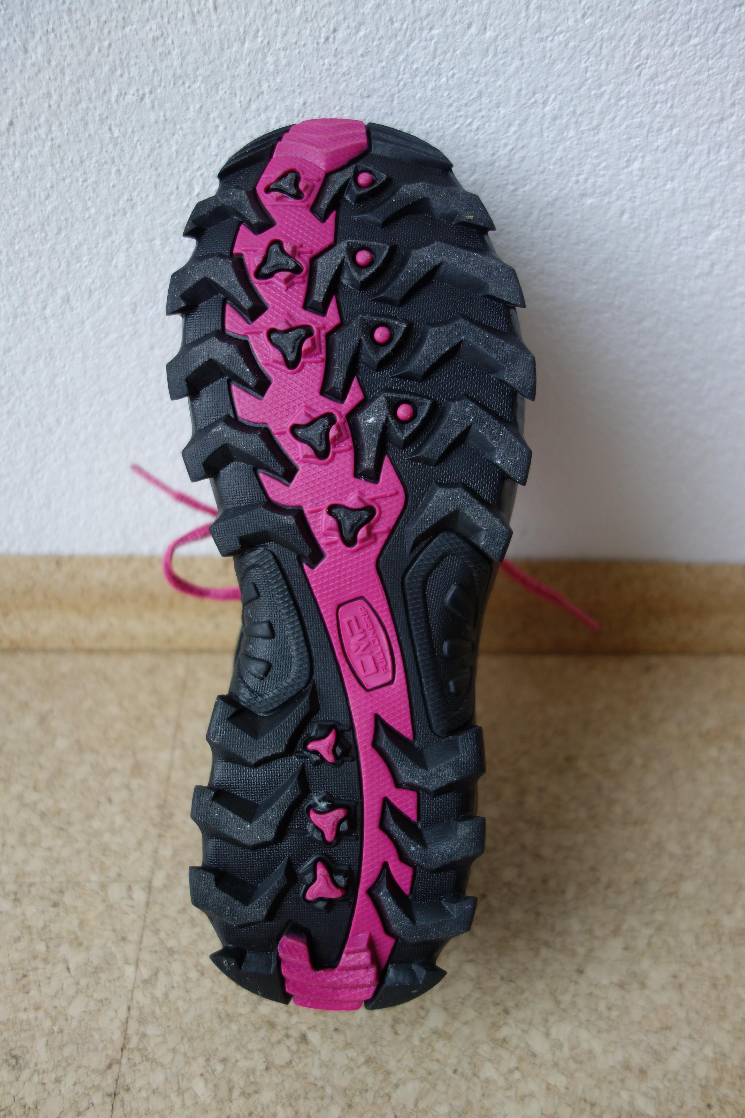 die Sohle der Schuhe