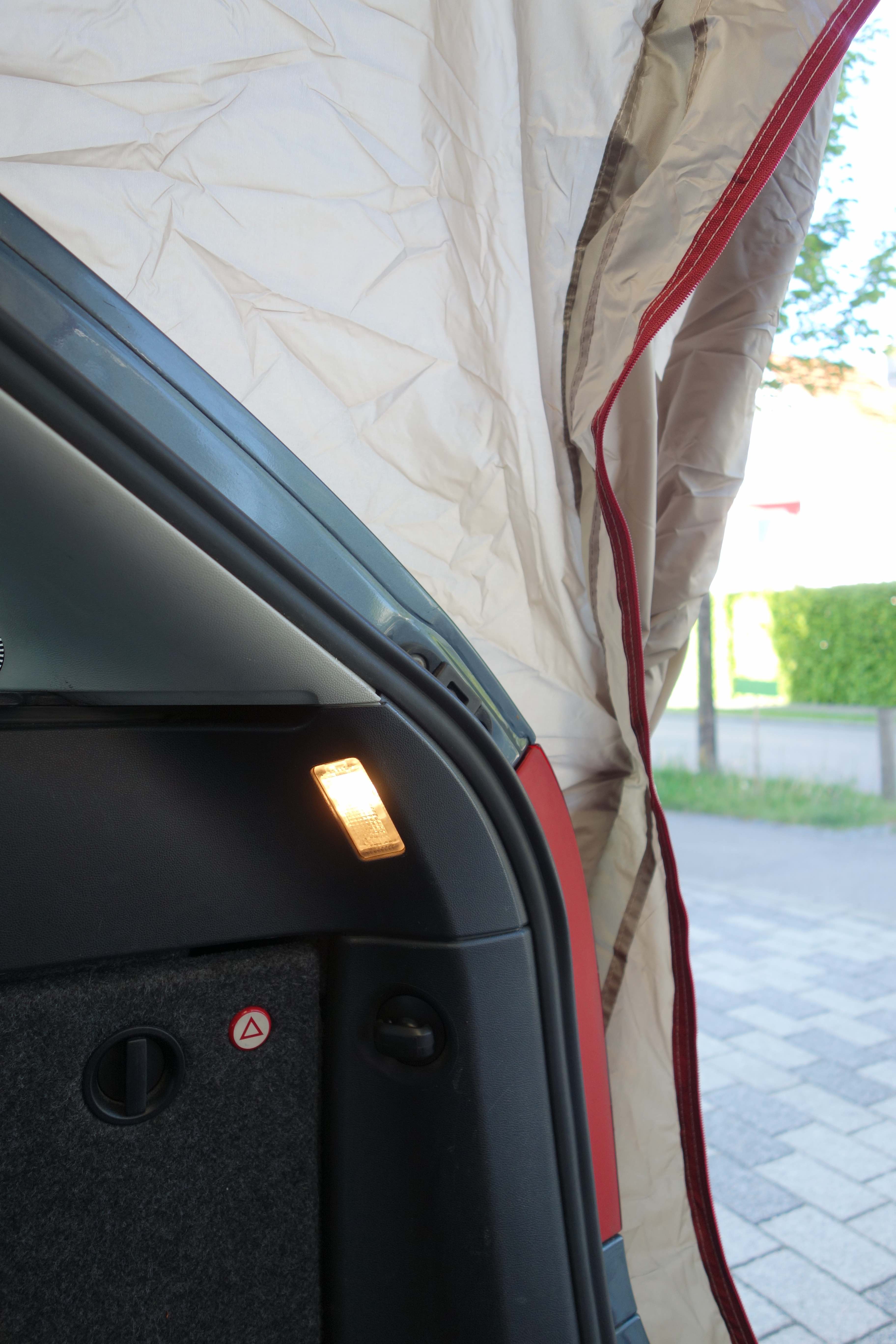 Die problematische Lampe im Kofferraum