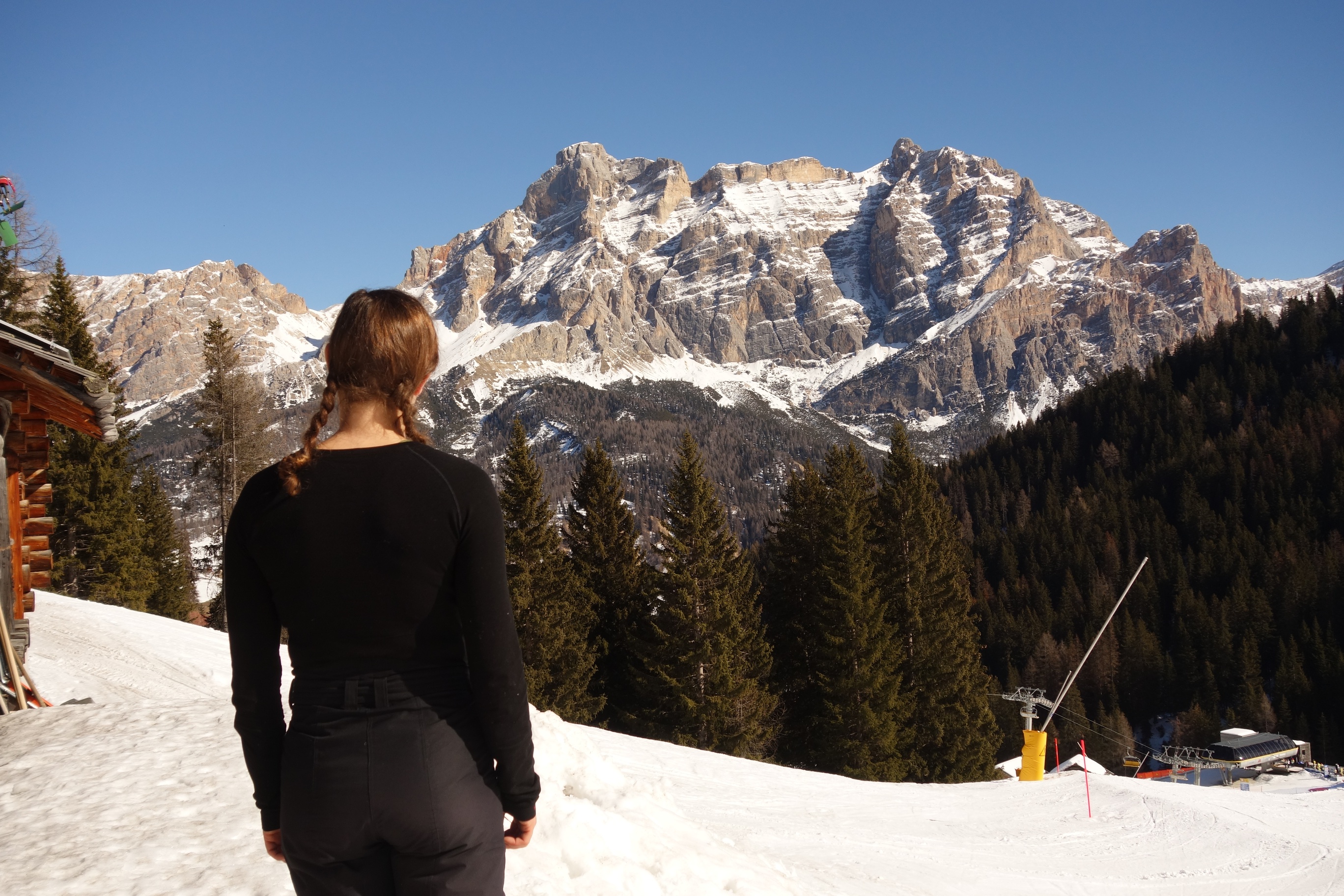 Blick von Hinten auf mich mit Shirt