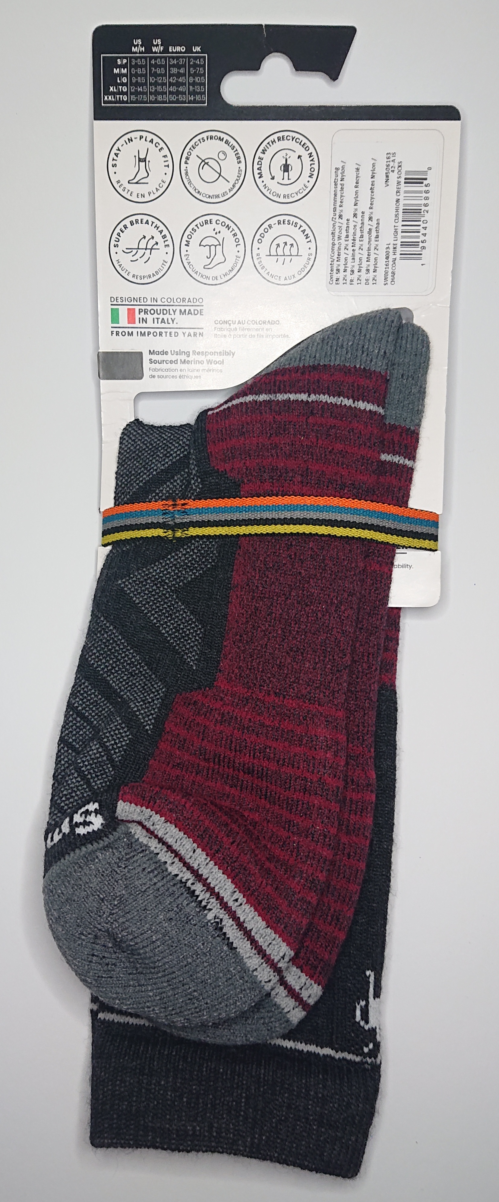 Socken in Verpackung