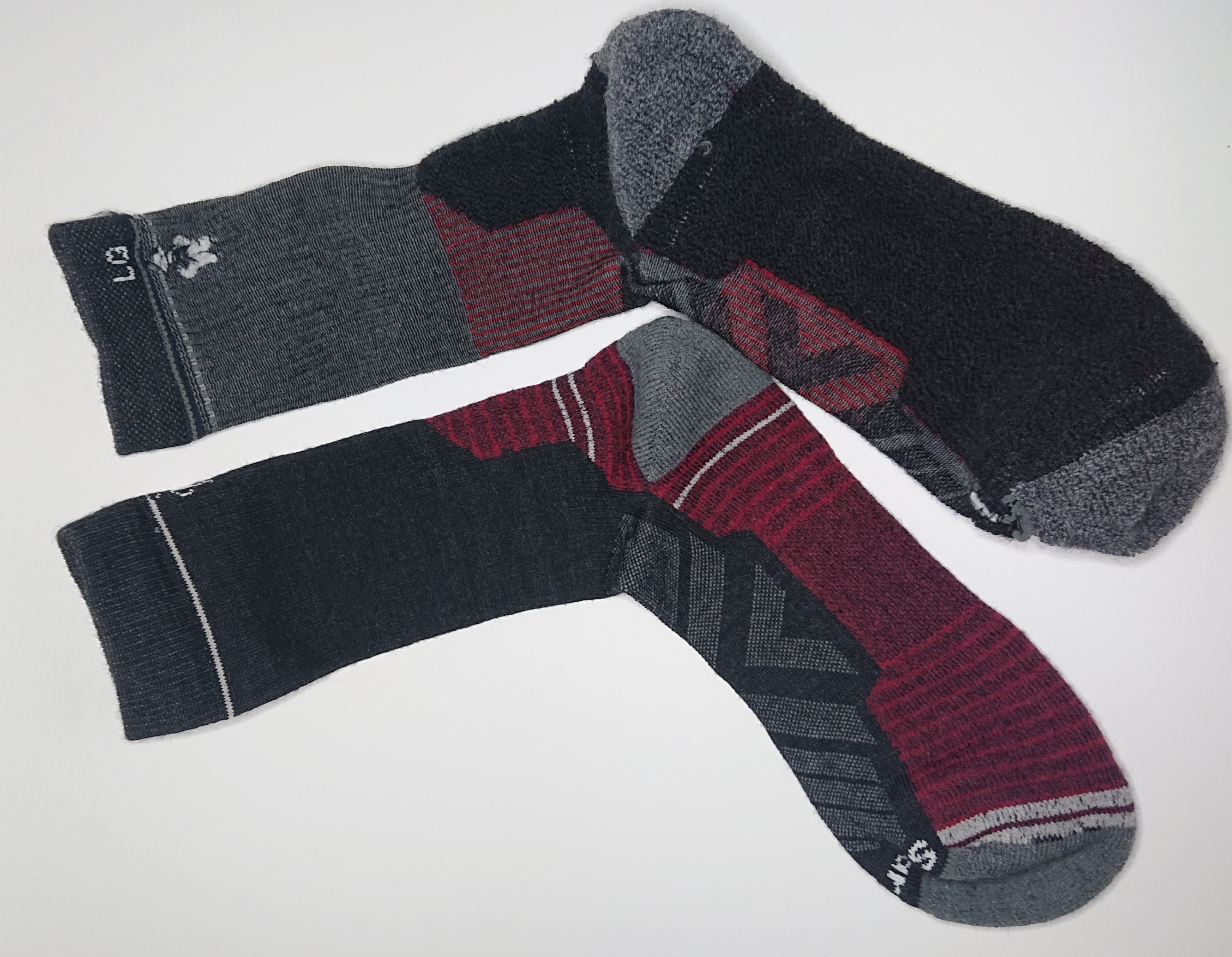 Socken innen und außen