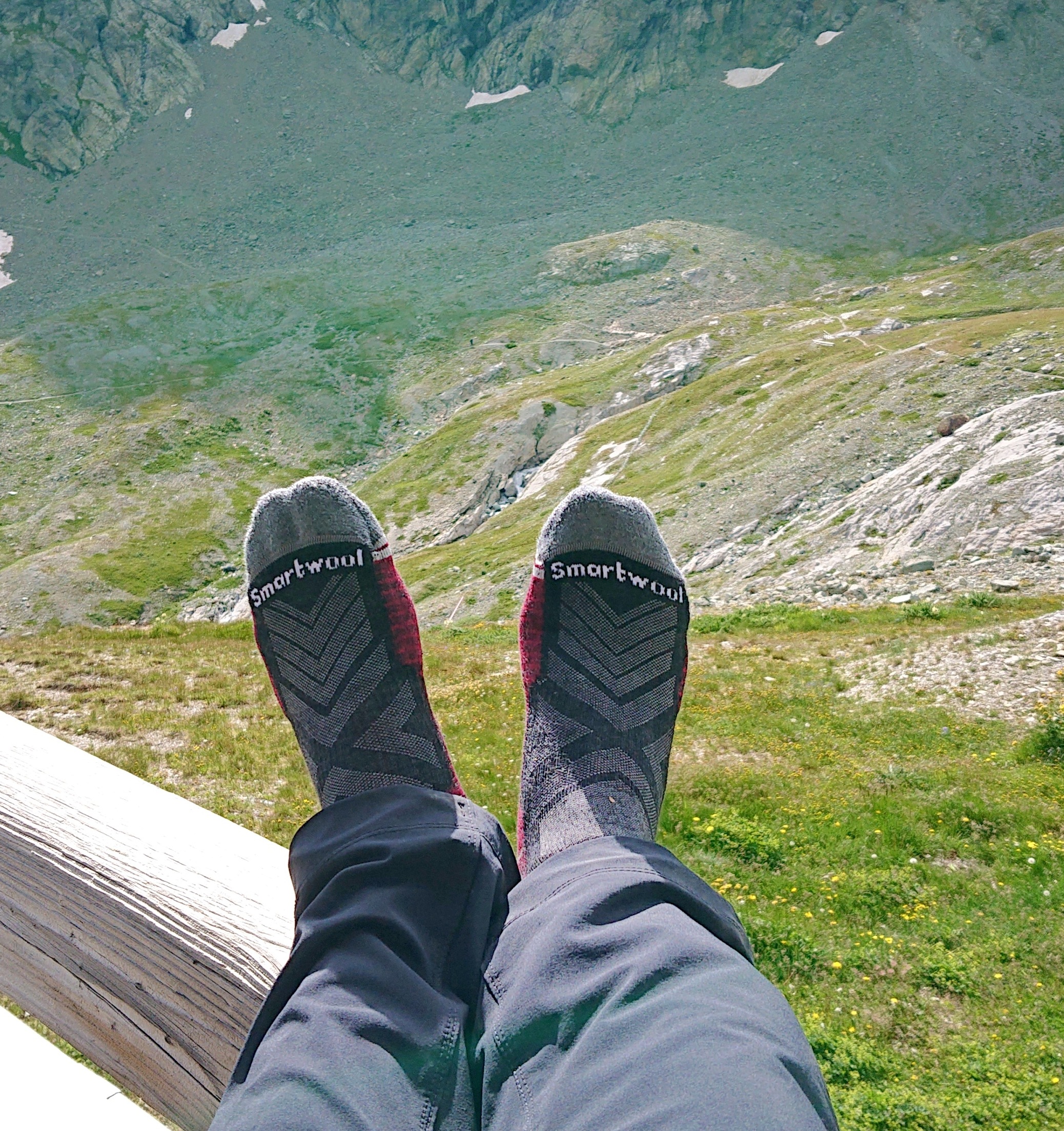 Hüttenposition der Socken